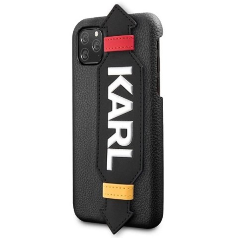 Etui Karl Lagerfeld Strap na iPhone 11 Pro 5,8" - czarne