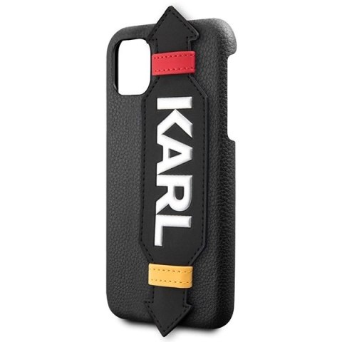 Etui Karl Lagerfeld Strap na iPhone 11 Pro 5,8" - czarne