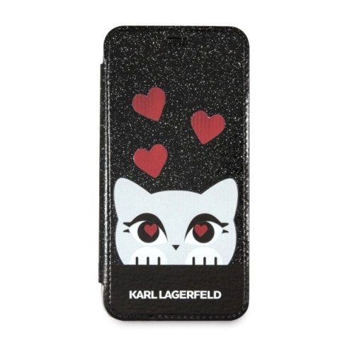 Etui Karl Lagerfeld Valentine na iPhone X / Xs - czarne