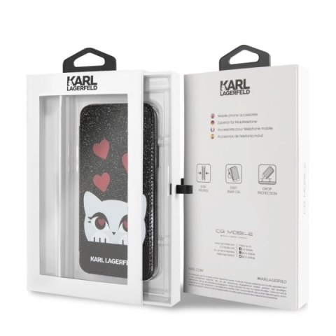 Etui Karl Lagerfeld Valentine na iPhone X / Xs - czarne