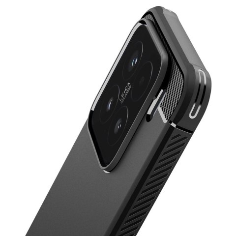 Etui Spigen Rugged Armor na Xiaomi 15 - czarny mat Etui Spigen Rugged Armor na Xiaomi 15 - czarny mat