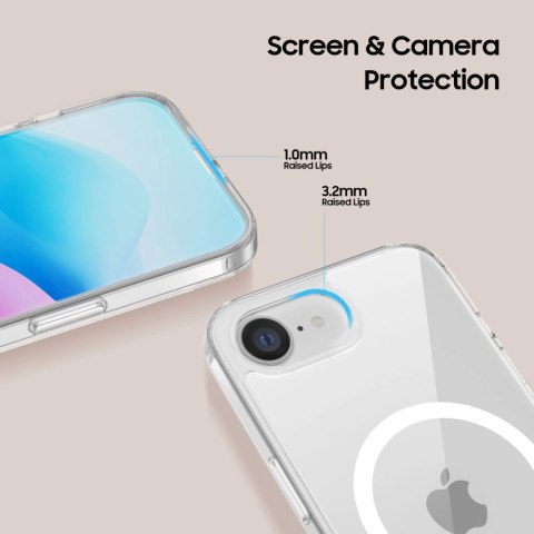 Etui Tech-Protect FlexAir Hybrid MagSafe na iPhone 16e - przezroczyste Etui Tech-Protect FlexAir Hybrid MagSafe na iPhone 16e - przezroczyste
