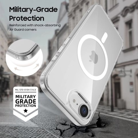 Etui Tech-Protect FlexAir Hybrid MagSafe na iPhone 16e - przezroczyste Etui Tech-Protect FlexAir Hybrid MagSafe na iPhone 16e - przezroczyste