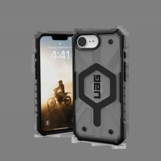 Etui UAG Pathfinder Clear MagSafe na iPhone 16e - szaro-czarne