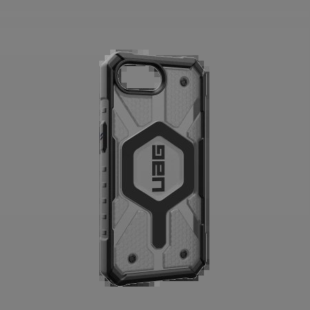 Etui UAG Pathfinder Clear MagSafe na iPhone 16e - szaro-czarne