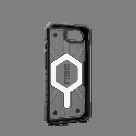Etui UAG Pathfinder Clear MagSafe na iPhone 16e - szaro-czarne