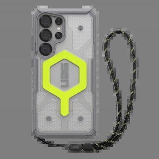 Etui UAG Pathfinder Clear Magnet Bundle modułem magnetycznym oraz smycz na nadgarstek na Samsung Galaxy S25 Ultra 5G - szaro-neo