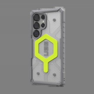 Etui UAG Pathfinder Clear Magnet Bundle modułem magnetycznym oraz smycz na nadgarstek na Samsung Galaxy S25 Ultra 5G - szaro-neo