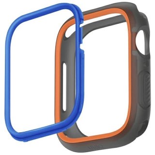 Etui UNIQ Moduo na Apple Watch 45 / 44 mm pomarańczowy-niebieski