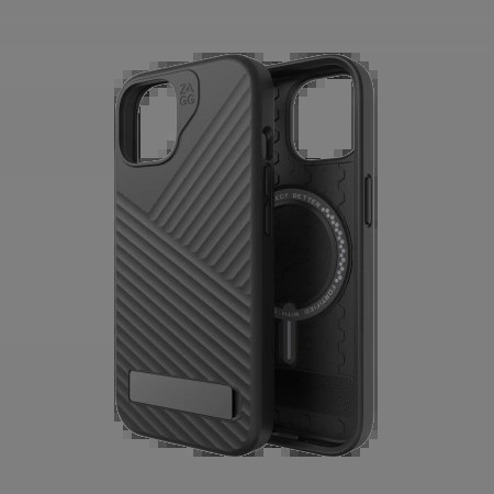 Etui ZAGG Denali Snap KS MagSafe z podstawką na iPhone 15 / 14 / 13 - czarne Etui ZAGG Denali Snap KS MagSafe z podstawką na iPhone 15 / 14 / 13 - czarne