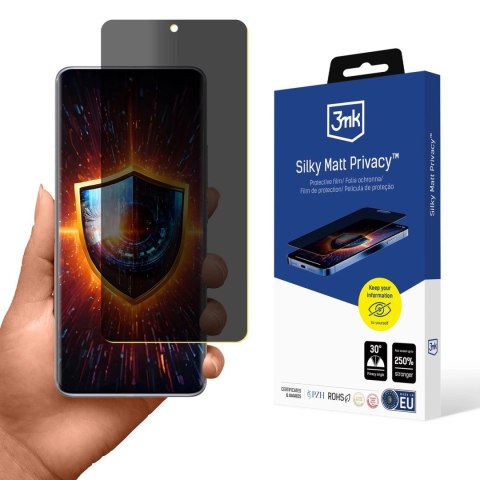 Folia prywatyzująca 3mk Silky Matt Privacy na Xiaomi Poco X7