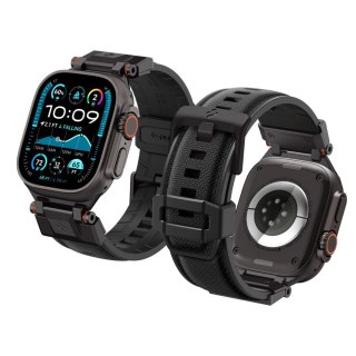 Pasek Spigen DuraPro Armor na Apple Watch 44 / 45 / 46 / 49 mm - czarny