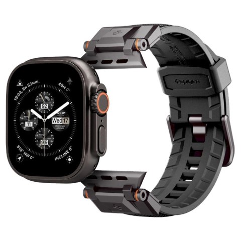 Pasek Spigen DuraPro Armor na Apple Watch 44 / 45 / 46 / 49 mm - czarny Pasek Spigen DuraPro Armor na Apple Watch 44 / 45 / 46 / 49 mm - czarny
