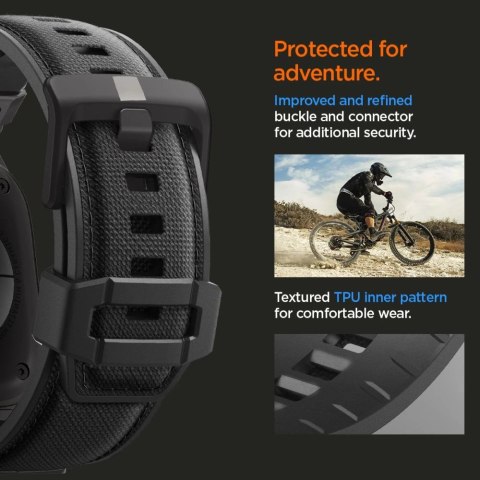 Pasek Spigen DuraPro Armor na Apple Watch 44 / 45 / 46 / 49 mm - czarny Pasek Spigen DuraPro Armor na Apple Watch 44 / 45 / 46 / 49 mm - czarny
