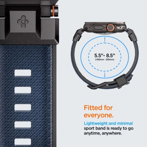 Pasek Spigen DuraPro Armor na Apple Watch 44 / 45 / 46 / 49 mm - granatowy Pasek Spigen DuraPro Armor na Apple Watch 44 / 45 / 46 / 49 mm - granatowy