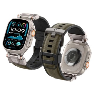 Pasek Spigen DuraPro Armor na Apple Watch 44 / 45 / 46 / 49 mm - zielony