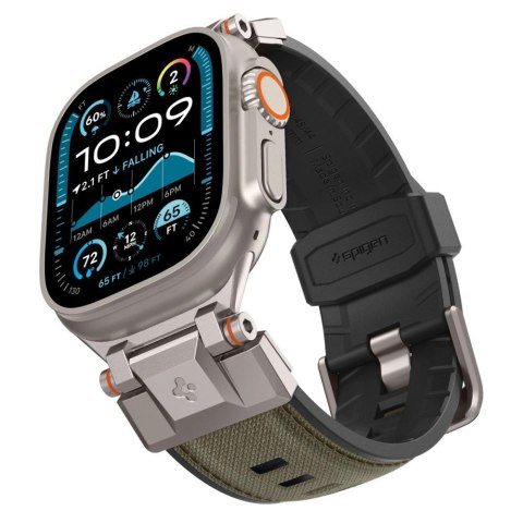 Pasek Spigen DuraPro Armor na Apple Watch 44 / 45 / 46 / 49 mm - zielony Pasek Spigen DuraPro Armor na Apple Watch 44 / 45 / 46 / 49 mm - zielony