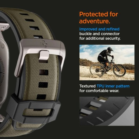 Pasek Spigen DuraPro Armor na Apple Watch 44 / 45 / 46 / 49 mm - zielony Pasek Spigen DuraPro Armor na Apple Watch 44 / 45 / 46 / 49 mm - zielony