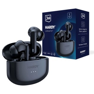 Słuchawki bezprzewodowe 3mk HARDY LifePods Pro z ANC - czarne