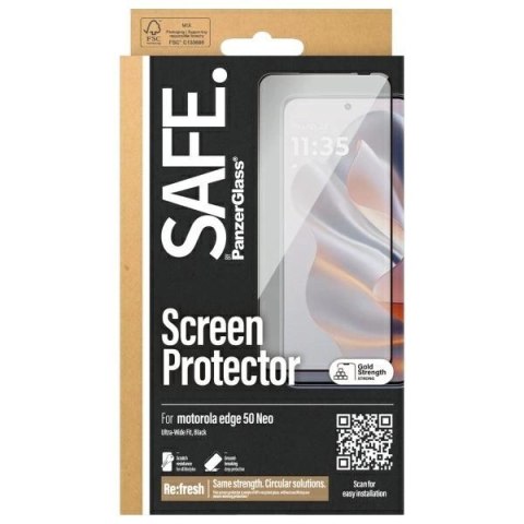 Szkło hartowane SAFE by PanzerGlass Ultra-Wide Fit na Motorola Edge 50 Neo Szkło hartowane SAFE by PanzerGlass Ultra-Wide Fit na Motorola Edge 50 Neo