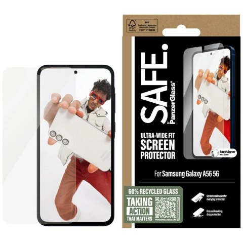Szkło hartowane SAFE by PanzerGlass Ultra-Wide Fit na Samsung Galaxy A56 5G Szkło hartowane SAFE by PanzerGlass Ultra-Wide Fit na Samsung Galaxy A56 5G