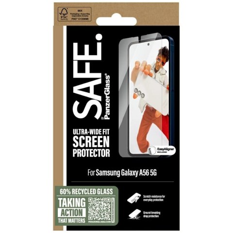 Szkło hartowane SAFE by PanzerGlass Ultra-Wide Fit na Samsung Galaxy A56 5G Szkło hartowane SAFE by PanzerGlass Ultra-Wide Fit na Samsung Galaxy A56 5G