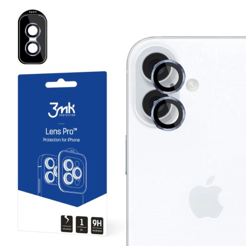 Szkło hybrydowe do obiektywu aparatu 3mk Lens Protection na Apple iPhone 16/16 Plus