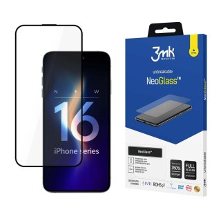 Szkło kompozytowe 3mk NeoGlass Black na Apple iPhone 16 Pro