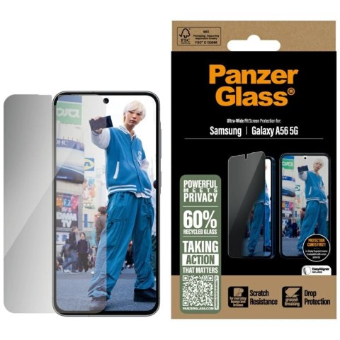 Szkło prywatyzujące PanzerGlass Ultra-Wide Fit na Samsung Galaxy A56 5G Szkło prywatyzujące PanzerGlass Ultra-Wide Fit na Samsung Galaxy A56 5G