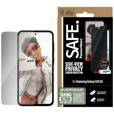 Szkło prywatyzujące SAFE by PanzerGlass Ultra-Wide Fit na Samsung Galaxy A36 5G Szkło prywatyzujące SAFE by PanzerGlass Ultra-Wide Fit na Samsung Galaxy A36 5G