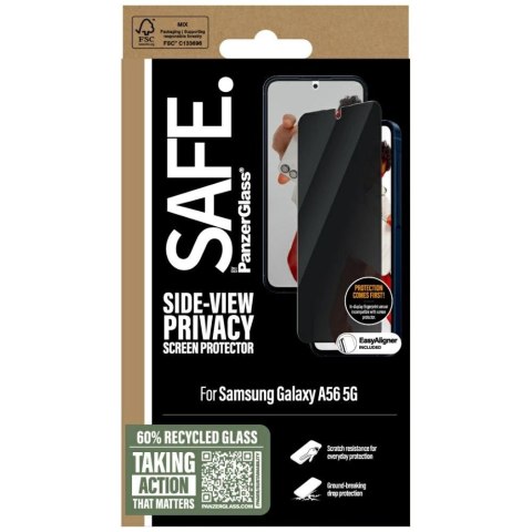 Szkło prywatyzujące SAFE by PanzerGlass Ultra-Wide Fit na Samsung Galaxy A56 5G Szkło prywatyzujące SAFE by PanzerGlass Ultra-Wide Fit na Samsung Galaxy A56 5G