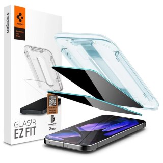 Szkło prywatyzujące Spigen Glas.TR "Ez Fit" Privacy 2-pack na Google Pixel 9 Pro XL