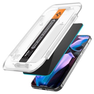 Szkło prywatyzujące Spigen Glas.TR "Ez Fit" Privacy 2-pack na Google Pixel 9 Pro XL