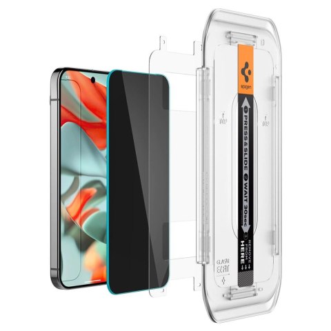 Szkło prywatyzujące Spigen Glas.TR "Ez Fit" Privacy 2-pack na Google Pixel 9 Pro XL Szkło prywatyzujące Spigen Glas.TR "Ez Fit" Privacy 2-pack na Google Pixel 9 Pro XL