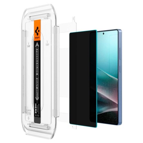 Szkło prywatyzujące Spigen Glas.TR "Ez Fit" Privacy 2-pack na Samsung Galaxy S25 Ultra Szkło prywatyzujące Spigen Glas.TR "Ez Fit" Privacy 2-pack na Samsung Galaxy S25 Ultra