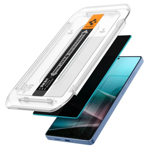 Szkło prywatyzujące Spigen Glas.TR "Ez Fit" Privacy 2-pack na Samsung Galaxy S25 Ultra Szkło prywatyzujące Spigen Glas.TR "Ez Fit" Privacy 2-pack na Samsung Galaxy S25 Ultra