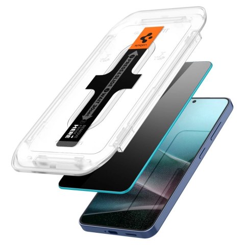 Szkło prywatyzujące Spigen Glas.TR "Ez Fit" Privacy HD 2-pack na Samsung Galaxy S24 / S25 Szkło prywatyzujące Spigen Glas.TR "Ez Fit" Privacy HD 2-pack na Samsung Galaxy S24 / S25