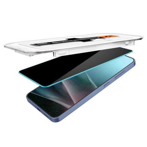 Szkło prywatyzujące Spigen Glas.TR "Ez Fit" Privacy HD 2-pack na Samsung Galaxy S24 / S25 Szkło prywatyzujące Spigen Glas.TR "Ez Fit" Privacy HD 2-pack na Samsung Galaxy S24 / S25