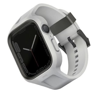Zestaw UNIQ Monos 2 w 1 pasek + etui na Apple Watch 45 / 44 mm - szary