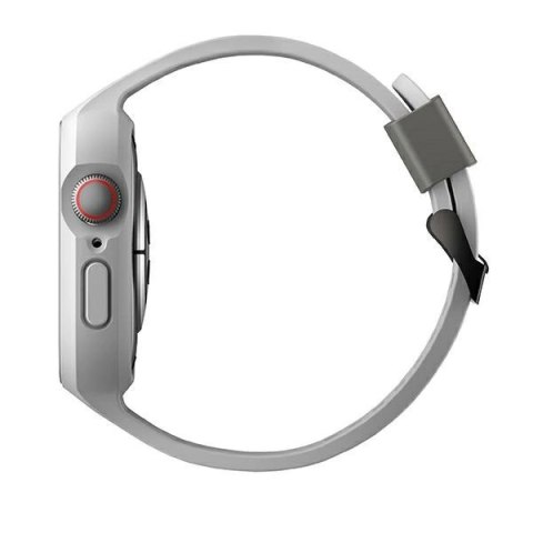 Zestaw UNIQ Monos 2 w 1 pasek + etui na Apple Watch 45 / 44 mm - szary Zestaw UNIQ Monos 2 w 1 pasek + etui na Apple Watch 45 / 44 mm - szary
