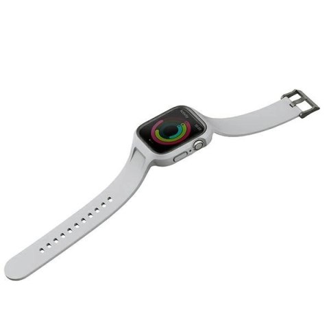 Zestaw UNIQ Monos 2 w 1 pasek + etui na Apple Watch 45 / 44 mm - szary Zestaw UNIQ Monos 2 w 1 pasek + etui na Apple Watch 45 / 44 mm - szary