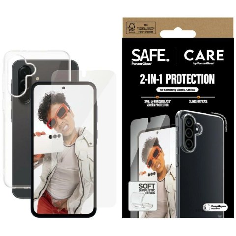 Zestaw ochronny CARE by PanzerGlass Fashion 2w1 Etui+Szkło do Samsung Galaxy A36 5G Zestaw ochronny CARE by PanzerGlass Fashion 2w1 Etui+Szkło do Samsung Galaxy A36 5G