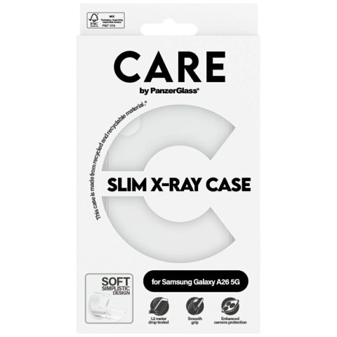 Etui CARE by PanzerGlass Fashion X-Ray na Samsung Galaxy A26 5G - przezroczyste Etui CARE by PanzerGlass Fashion X-Ray na Samsung Galaxy A26 5G - przezroczyste