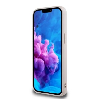 Etui Guess PU Grained 4G Metal Logo na iPhone 16e - różowe