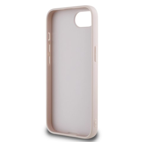 Etui Guess PU Grained 4G Metal Logo na iPhone 16e - różowe Etui Guess PU Grained 4G Metal Logo na iPhone 16e - różowe