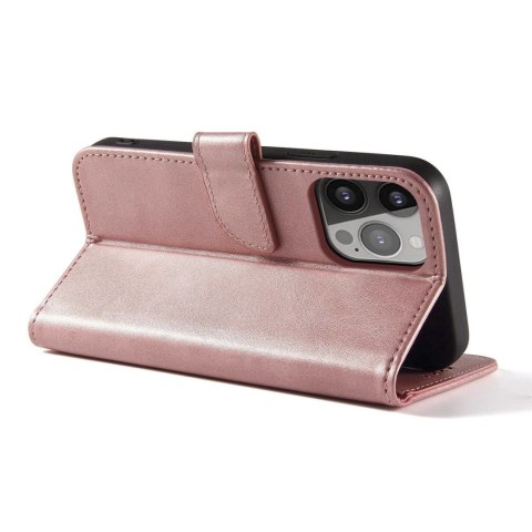 Etui Magnet Case z klapką na Samsung Galaxy S25 Edge - różowe