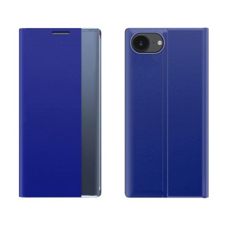 Etui New Sleep Case pokrowiec z klapką i podstawką na iPhone 16e - niebieskie