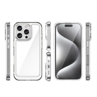 Etui Outer Space Case na iPhone 16e pokrowiec z elastyczną ramką - przezroczyste