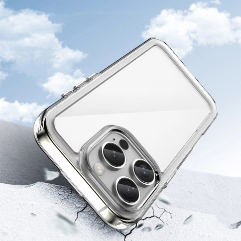 Etui Outer Space Case na iPhone 16e pokrowiec z elastyczną ramką - przezroczyste Etui Outer Space Case na iPhone 16e pokrowiec z elastyczną ramką - przezroczyste
