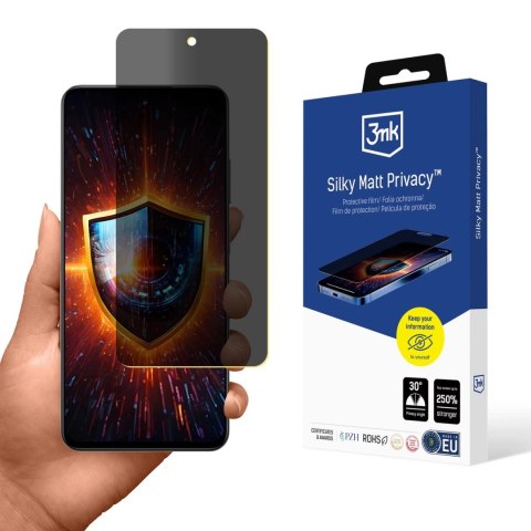 Prywatyzująca folia ochronna 3mk Silky Matt Privacy™ na Realme 14x Prywatyzująca folia ochronna 3mk Silky Matt Privacy™ na Realme 14x